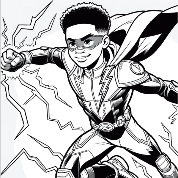 The Superhero In You Coloring Book Volume 1