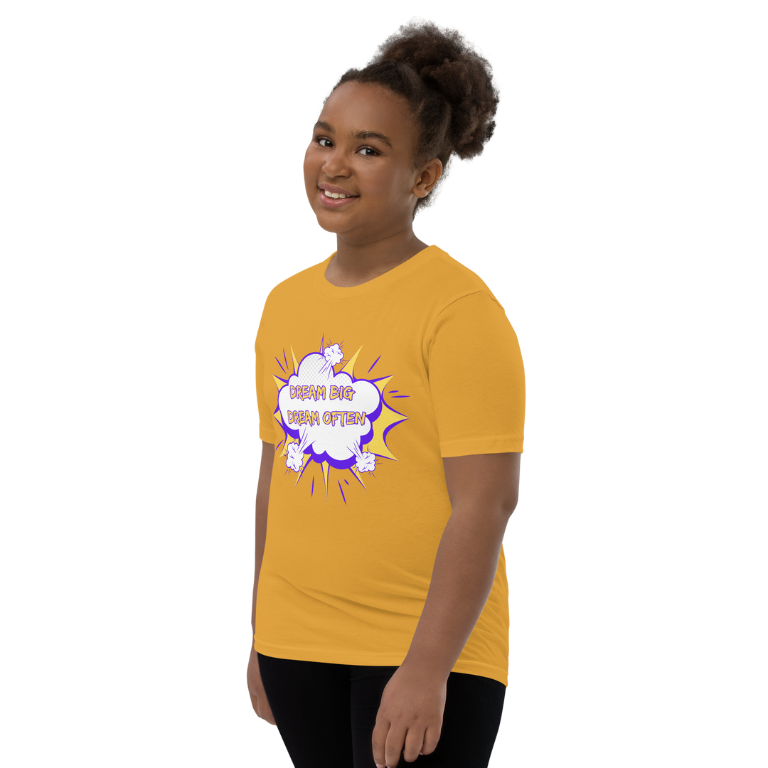 Dream Big Youth Short Sleeve T-Shirt - The Mini Monarchs