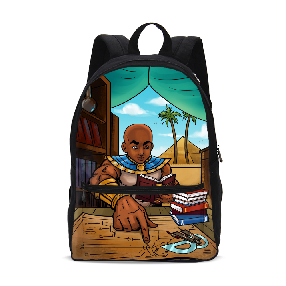 Ramses and the Great Wonder  Small Canvas Backpack - Nefertiti's Palace