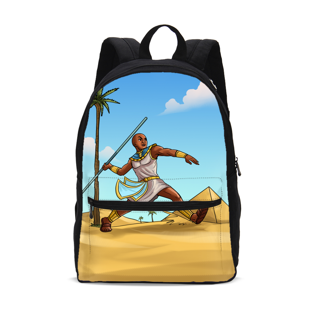 Ramses and the Great Wonder  Set Small Canvas Backpack - Nefertiti's Palace